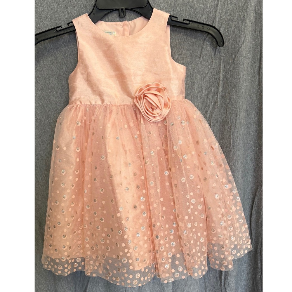 Marmellata 24M Party Dress Kids Tulle Polka Dot Rosette Sash Princesscore
